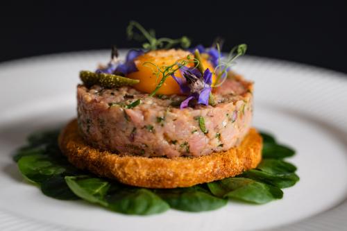 Classic Steak tartare of veal tenderloin